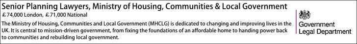 Government Legal Department Vacancies