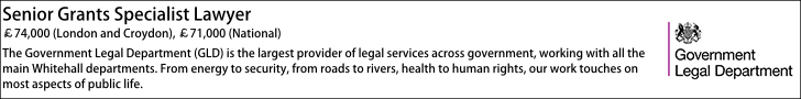 Government Legal Department Vacancies